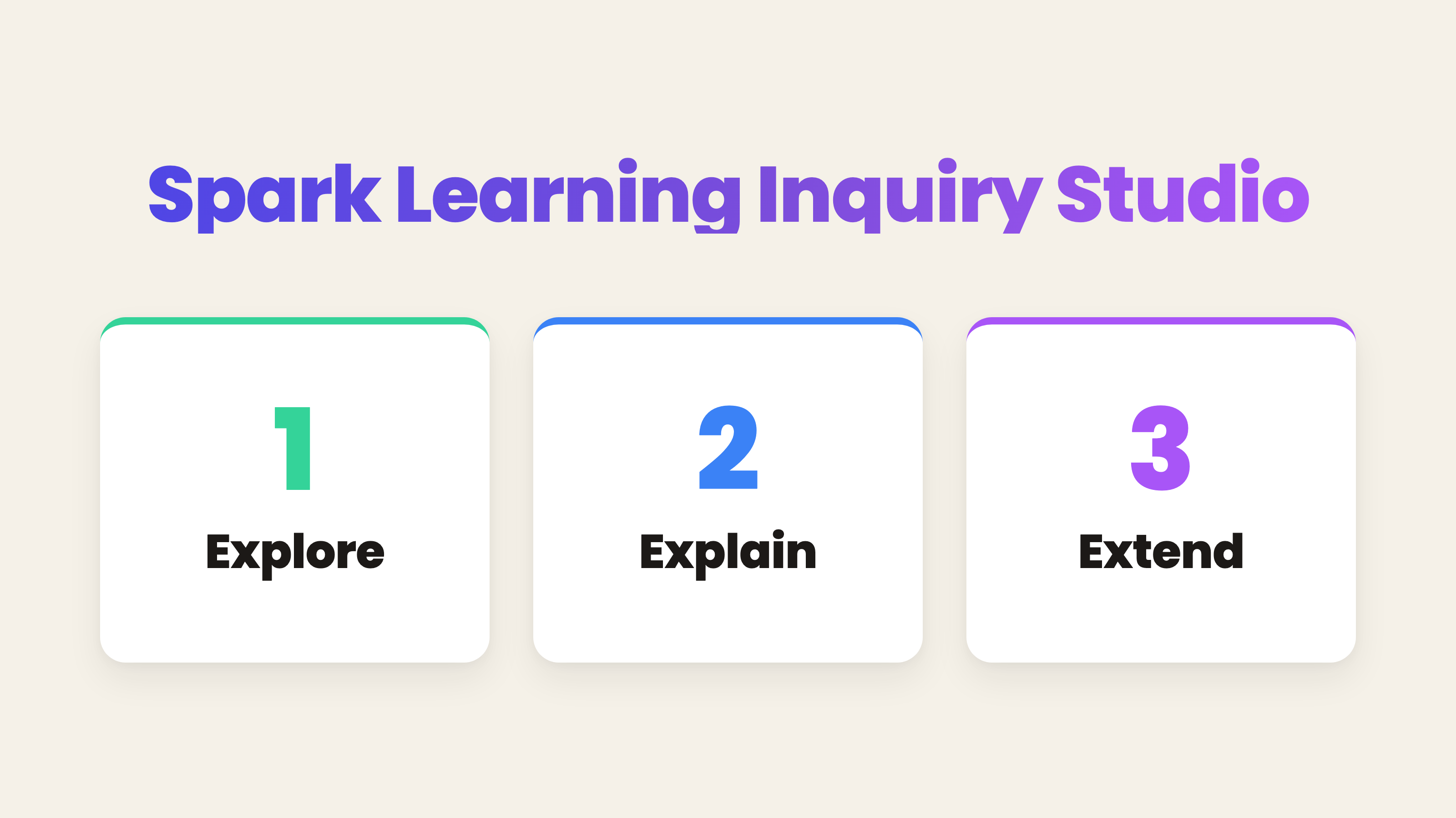Spark Learning Inquiry Studio
